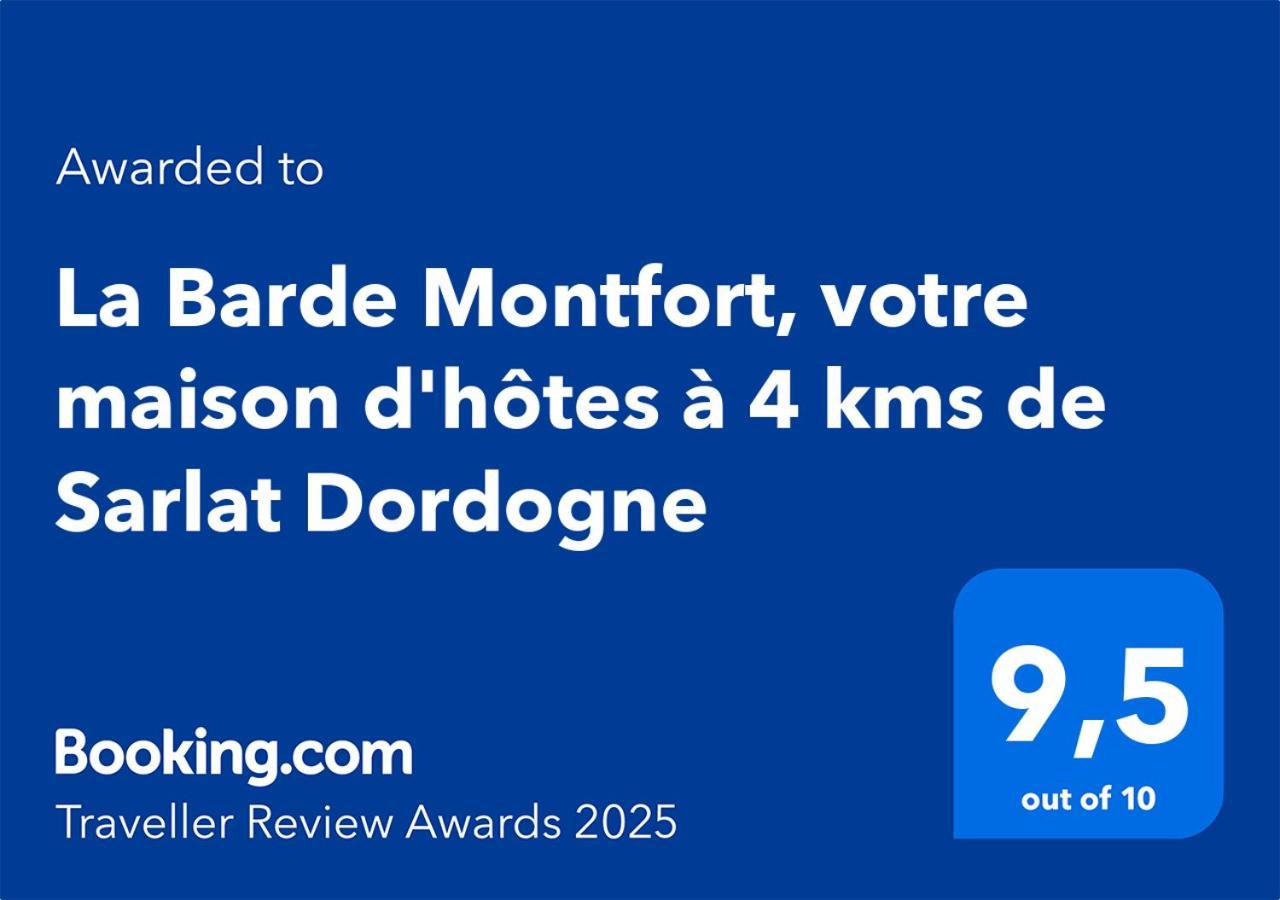La Barde Montfort, votre maison d'hôtes à 4 kms de Sarlat Dordogne Vitrac  Extérieur photo
